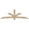 Ekena Millwork Davenport Rough Sawn Timber Gable Bracket, Douglas Fir, 108"W x 36"H x 4"D x 6"F, 8/12 Pitch GBW108X36X0406DAV00RDF - alternate 1
